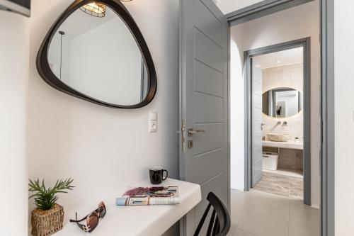 Koupelna v ubytování Sand & Sea Private Pool Villa Agia Anna