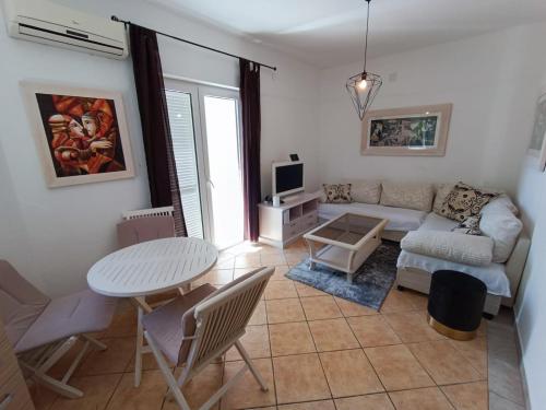 Posezení v ubytování Family apartment Kreso Vodice