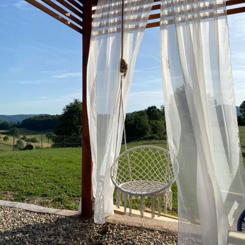 Landskap semula jadi dekat dengan the country house
