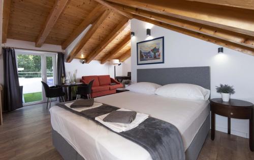 Postel nebo postele na pokoji v ubytování Village property Truša