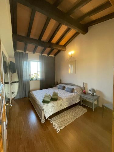 Кровать или кровати в номере Casa Daniele
