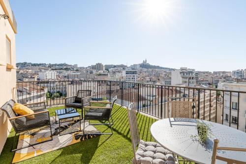 Marseille: Superbe vue sur Notre-Dame de la Garde