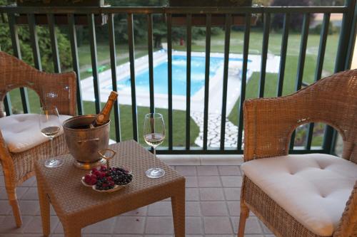 Bazén v ubytování Hotel Al Ponte nebo v jeho okolí