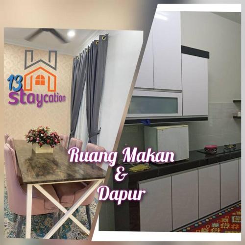 Dapur atau dapur kecil di 13StayCation Islamic Homestay