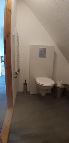 Koupelna v ubytování Eider-Daus