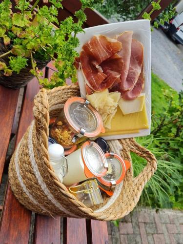 Mad på bed and breakfast-stedet eller i nærheden