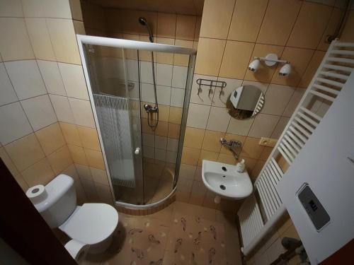 Koupelna v ubytování BIGTRIP.CZ apartments