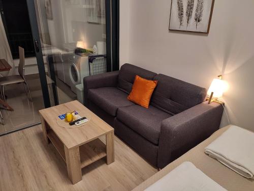 A seating area at Sole Mio Apartment & Wellness