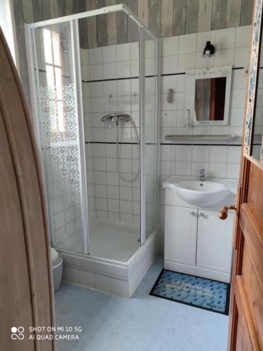 Ванная комната в Chambre de pouligny