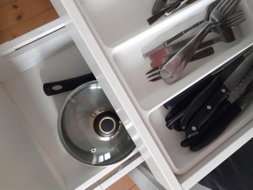 Dapur atau dapur kecil di L'annexe