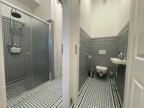 A bathroom at Apartmán Fara
