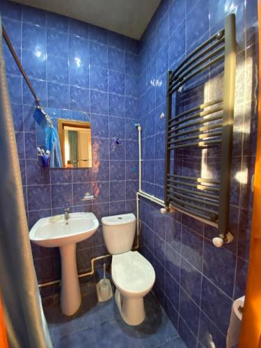 Koupelna v ubytování Metro Palace