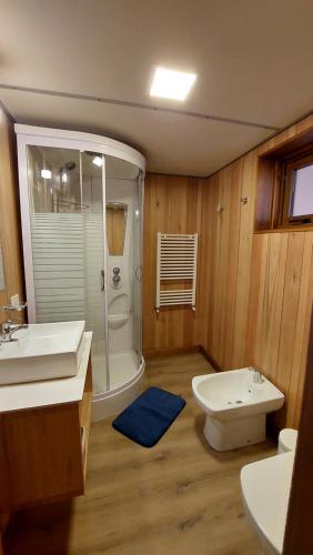 Koupelna v ubytování Departamento muy cálido y luminoso, 2 ambientes con amplio balcón, 3PAX (8V4)