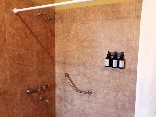 Kylpyhuone majoituspaikassa LAS SALINAS GRAN HOTEL