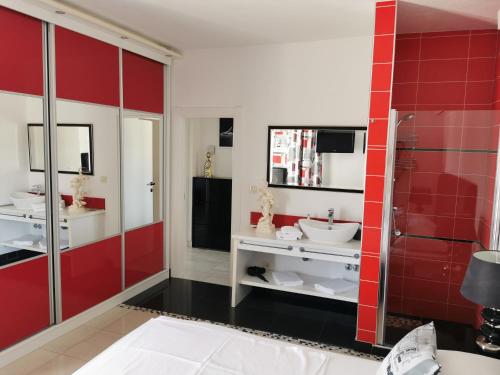 Koupelna v ubytování Luxury apartment Prestige Villa Bellevue