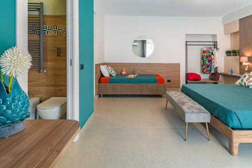 Posezení v ubytování Macramè Fazello Rooms