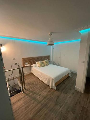 Posteľ alebo postele v izbe v ubytovaní Atico duplex con Terraza en pleno centro de Jerez