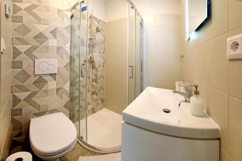 Ένα μπάνιο στο Home Apartments Liptov