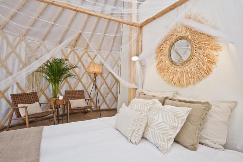 Fotografie z fotogalerie ubytování JURTLANDIA jurta BOHO v destinaci Lubiatowo
