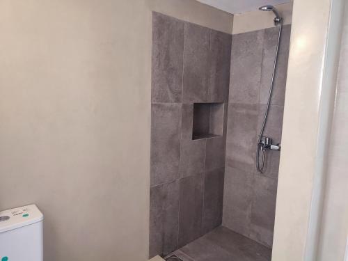 Ένα μπάνιο στο Astra Residential Apts