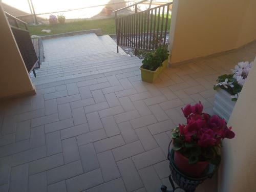 Balkón nebo terasa v ubytování B&B Abruzzo Mare e Monti