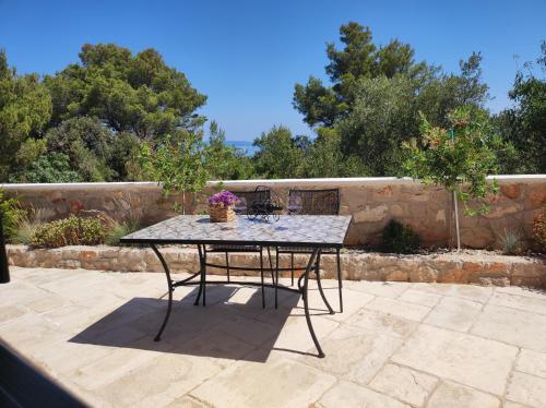 Μπαλκόνι ή βεράντα στο LOVRO Luxury apartment with Jacuzzi and terrace sea view