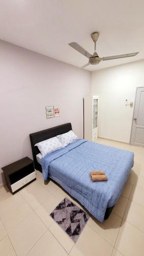 Кровать или кровати в номере JackBeansprouts Homestay Botani Ipoh