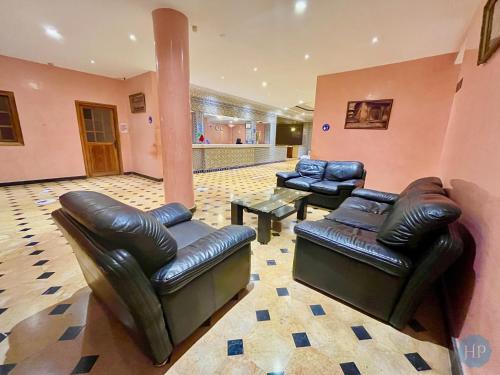 Χώρος καθιστικού στο Hôtel Plaisance
