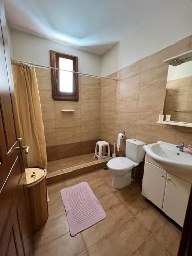 Koupelna v ubytování Villa Calypso Ierissos