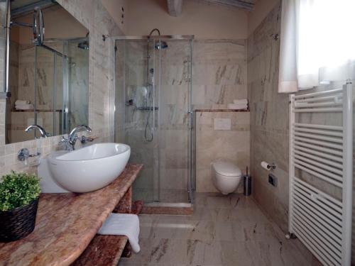 Koupelna v ubytování Villa le buche
