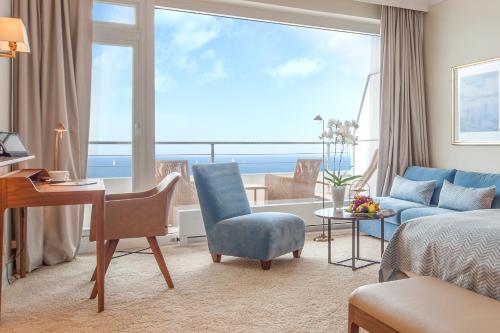 Posezení v ubytování Grand Hotel Seeschlösschen Sea Retreat & SPA