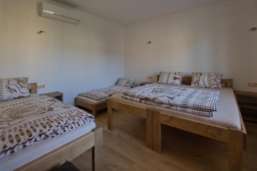 Ένα ή περισσότερα κρεβάτια σε δωμάτιο στο Apartmány Bejby Turnov