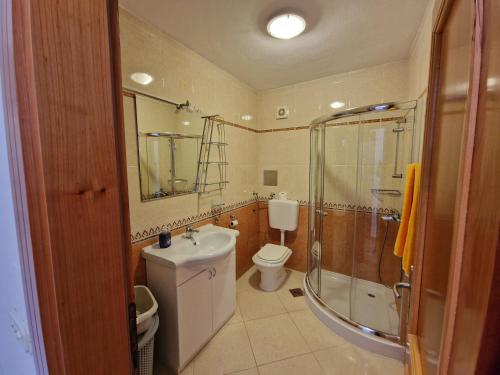 Koupelna v ubytování Apartments Lacic 3
