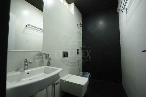 Koupelna v ubytování Hotel Cineplex