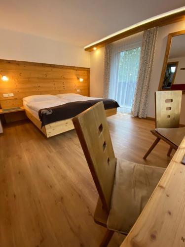 Cama o camas de una habitación en Apart Berghof Steinbock
