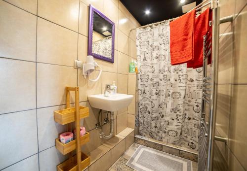 A bathroom at Lunar Meteorites