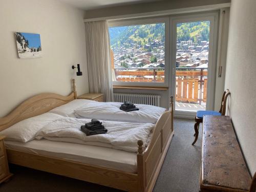 Postel nebo postele na pokoji v ubytování Apartment Apollo Horu 19