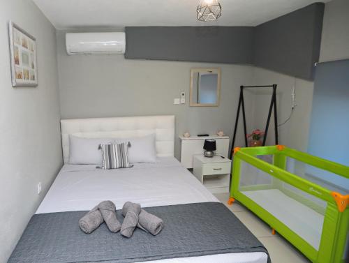 A bed or beds in a room at iLposto Down
