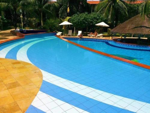 Swimming pool sa o malapit sa Solar de Pipa Elegance Flat - Frente Piscina