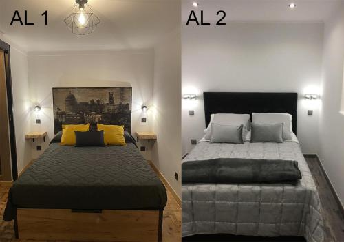 a bedroom with two beds in a room at Apartamento Grace in Sintra