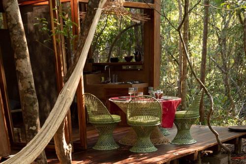 Zahrada ubytování OJO DE ÁRBOL, boutique cabin in the real jungle