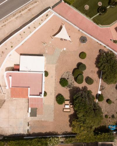 an overhead view of a building with trees and bushes at Holiday Home - Son Vida in Mahón