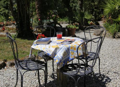 A garden outside Le ortensie di Villa Vittoria nel verde a pochi minuti di auto dalle spiagge