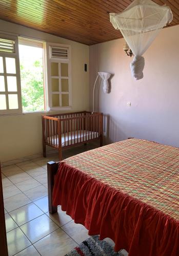 Postel nebo postele na pokoji v ubytování Hébergement mouchas F4 - dans Villa les Polycias