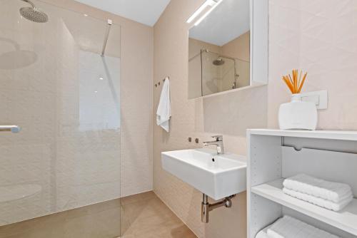 Koupelna v ubytování Apartments Villa Zara