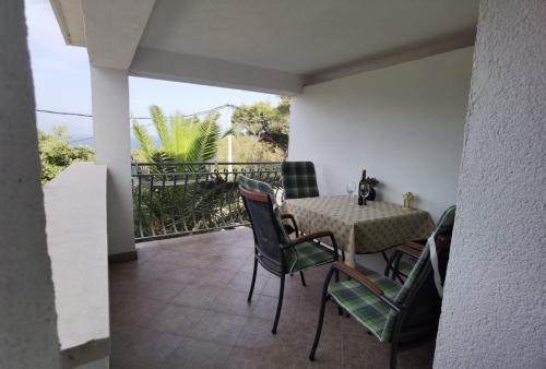 Balkón nebo terasa v ubytování Apartmani Ruk