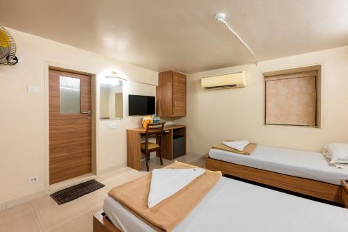 Postel nebo postele na pokoji v ubytování Hotel Balwas