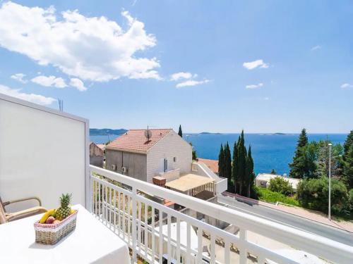 Un balcon sau o terasă la Apartments Villa Silvana