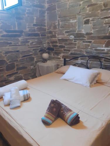 Postel nebo postele na pokoji v ubytování Thodis villa's