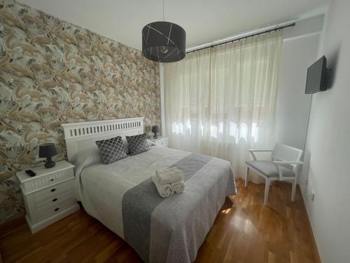 A bed or beds in a room at El valluelo